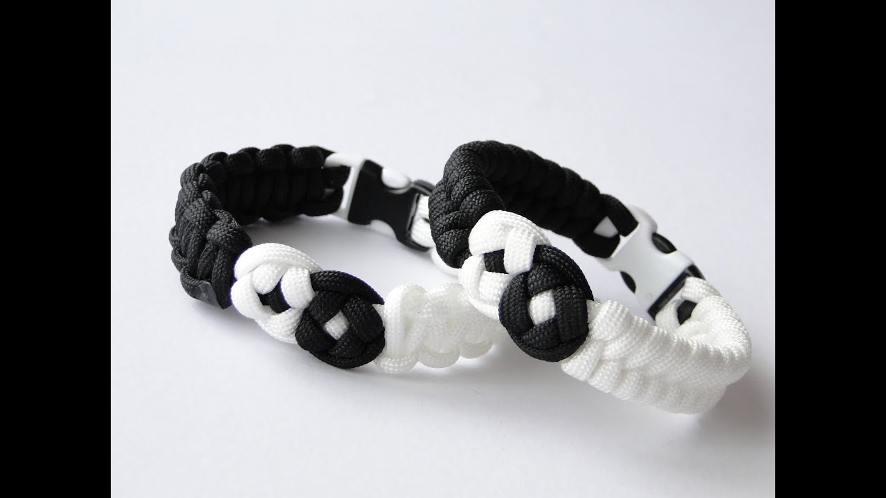 How to Make a Yin Yang Paracord Bracelet- Yin Yang Knot by CreationsByS