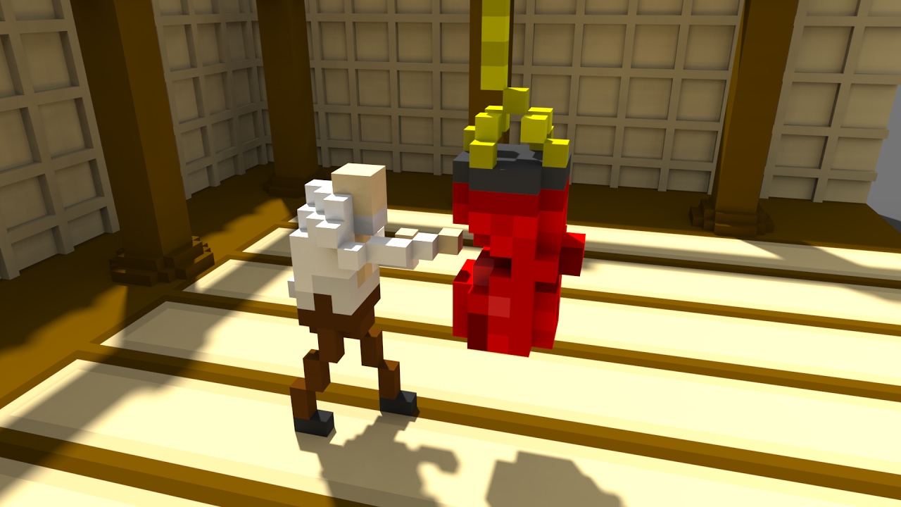 MagicaVoxel Animation: Punching Bag