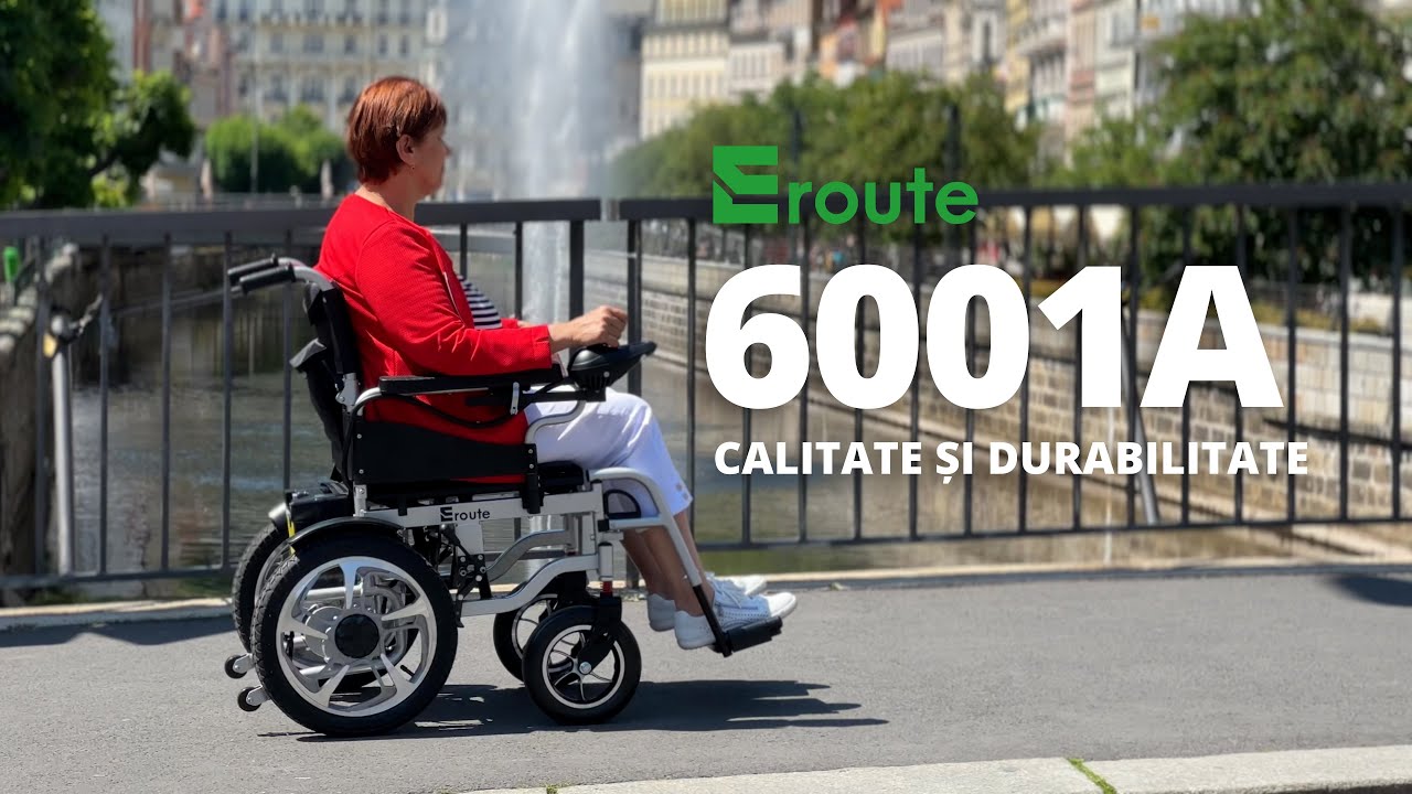 Eroute 6001A – Scaun cu rotile electric pliabil – Construcție de calitate