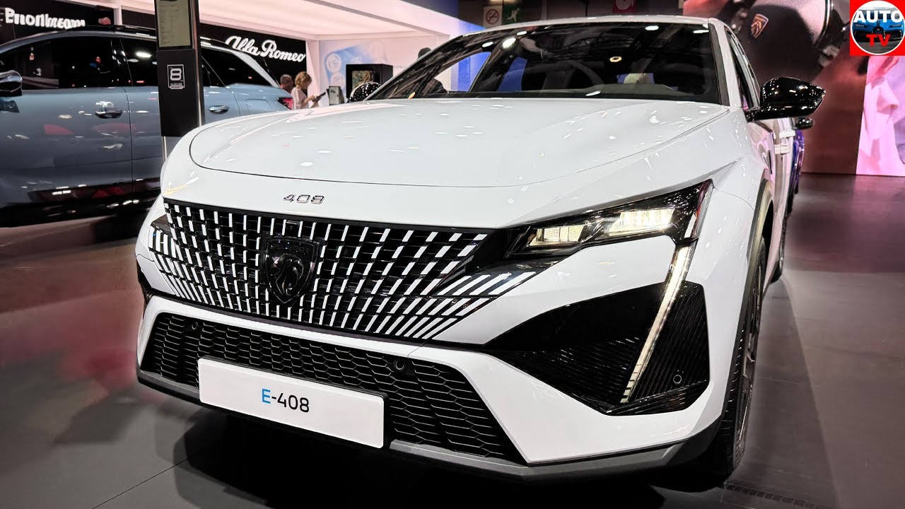 2025 Peugeot E-408 FIRST LOOK: The Electric Fastback That's Shocking The Competition! | EV Review