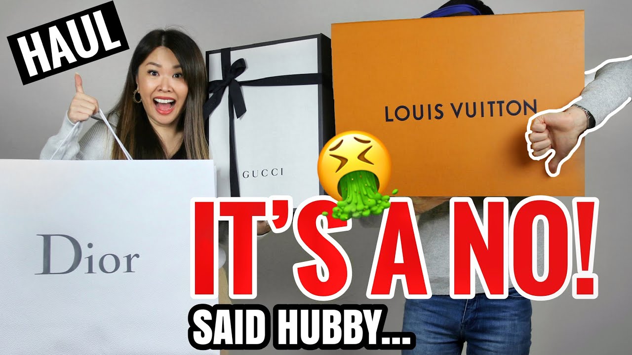 HUBBY RATES & UNBOXES MY NEW LUXURY BAGS & SHOES ft LV, Dior, Gucci & Senreve | Mel in Melbourne