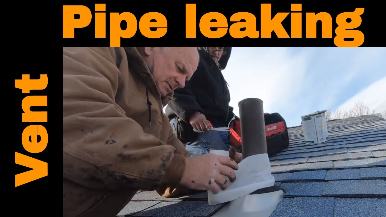 ROOF VENT PIPE LEAK REPAIR on a Shingle Roof