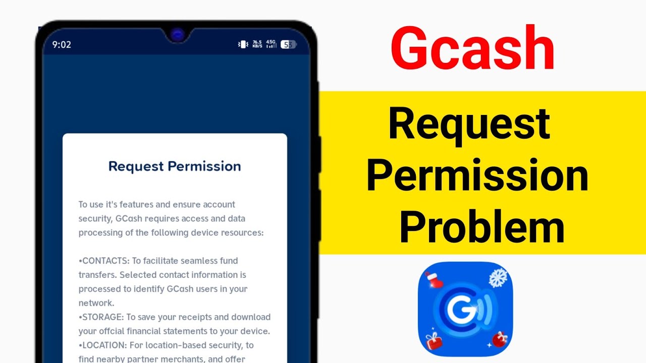 Request Permission Problem On GCash ||Fix GCash Request Permission Problem 2026