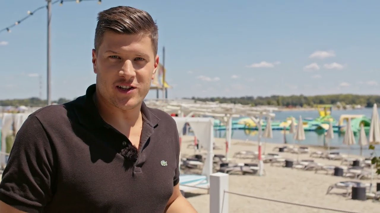 Dániel Gyurta on Lake Lupa