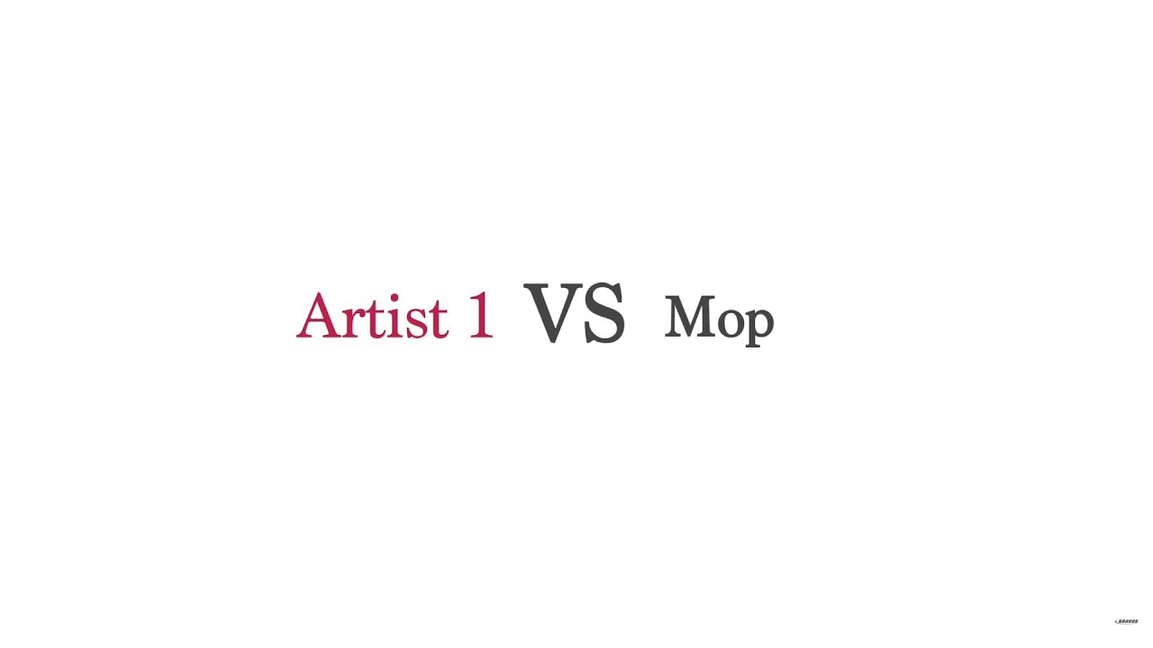 Artist 1 vs. standardowy mop