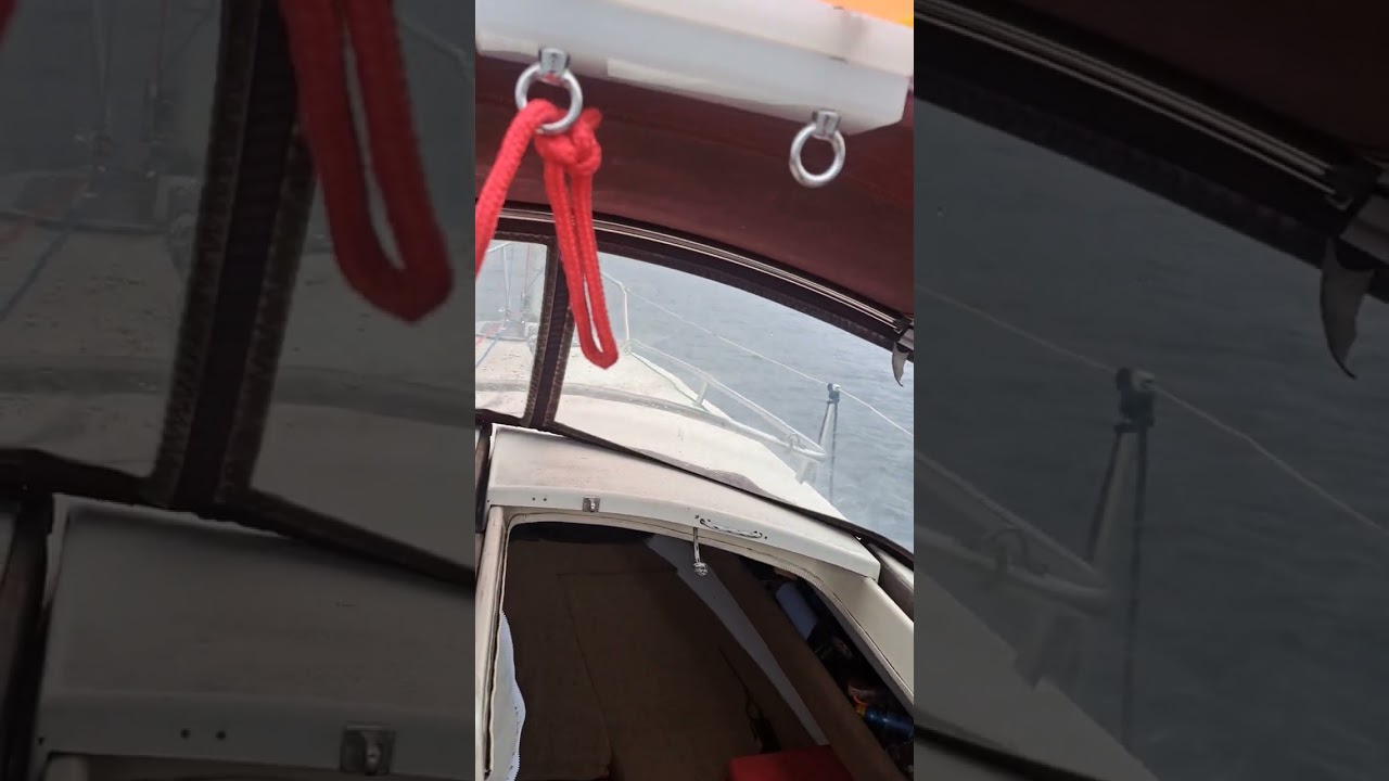 Demonstration of the simplicity of a Split Aero-junk Sail in practical use.
