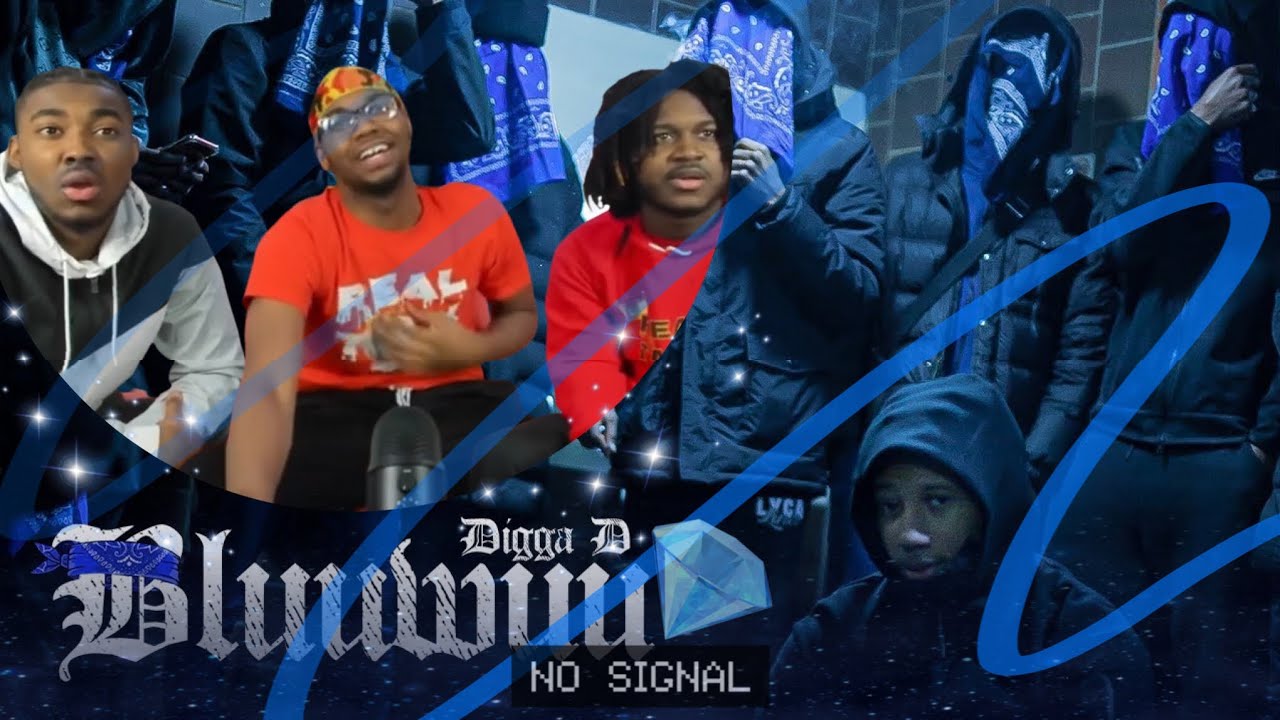 AMERICANS REACT TO Digga D - Bluuwuu