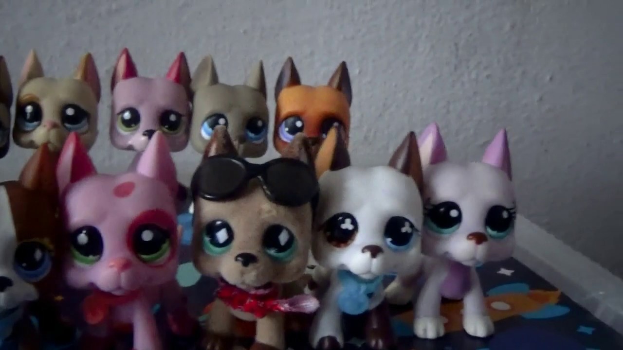 Littlest Pet Shop Cała Kolekcja Dogów Niemieckich #244 Fuzzy I Inne :) !