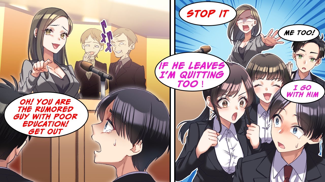 [Manga Dub] My Manager mocked Me at job ceremony, so I quit and others followed...!? [RomCom]