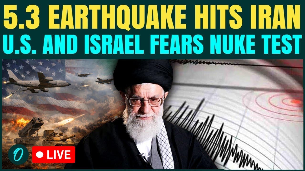 U.S vs Iran War LIVE: Khamenei CONDUCTS Nuclear Tests? 5.3 Quake HITS Near Bushehr Plant | U.S Alert