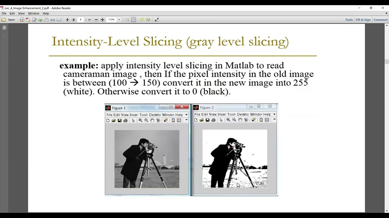 Lec 4 Image Enhancement in Spatial Domain 2 معالجة الصور بالعربي
