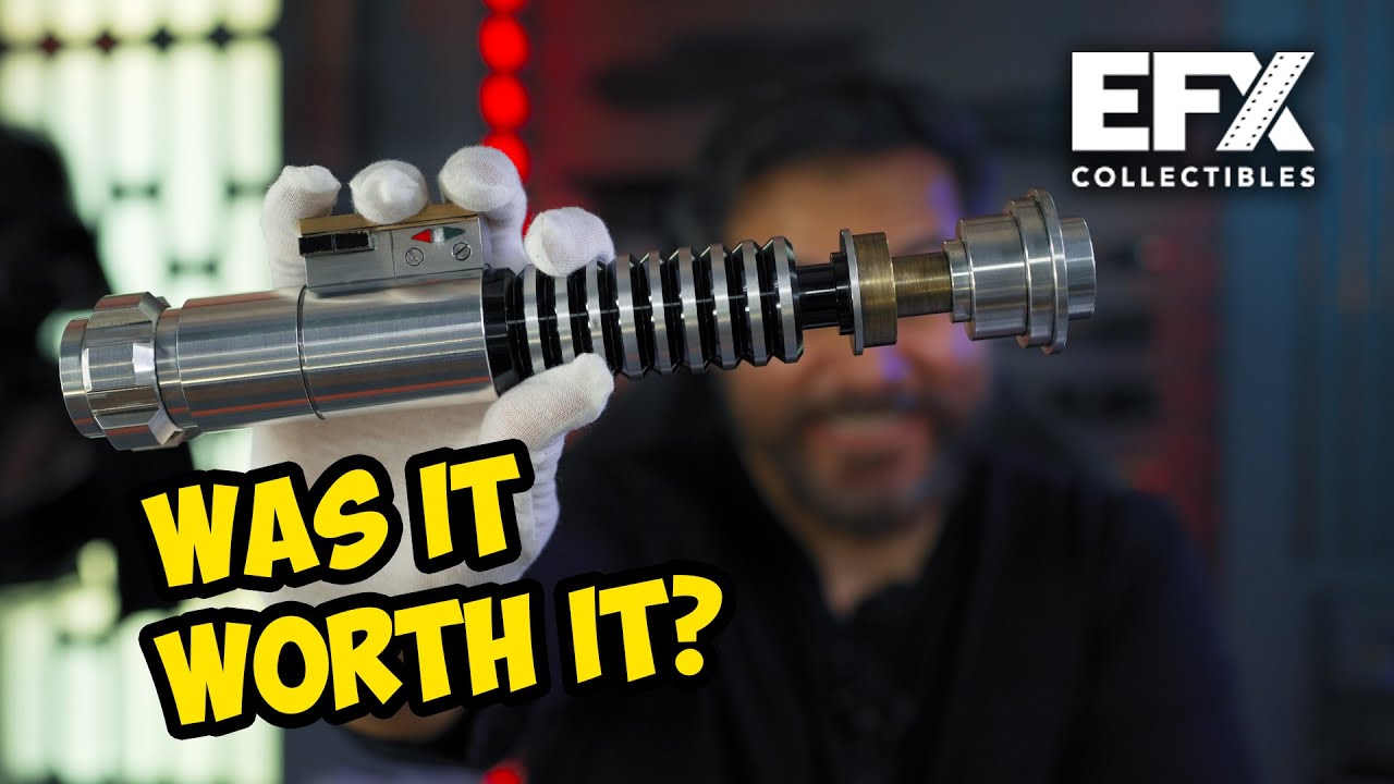 EFX Luke Skywalker Mandalorian Lightsaber Unbxoing!