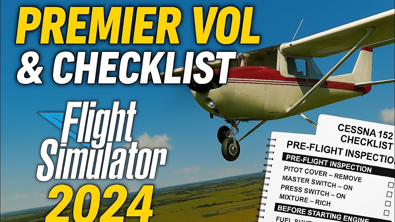Premier Vol et Check-list Cessna 152
