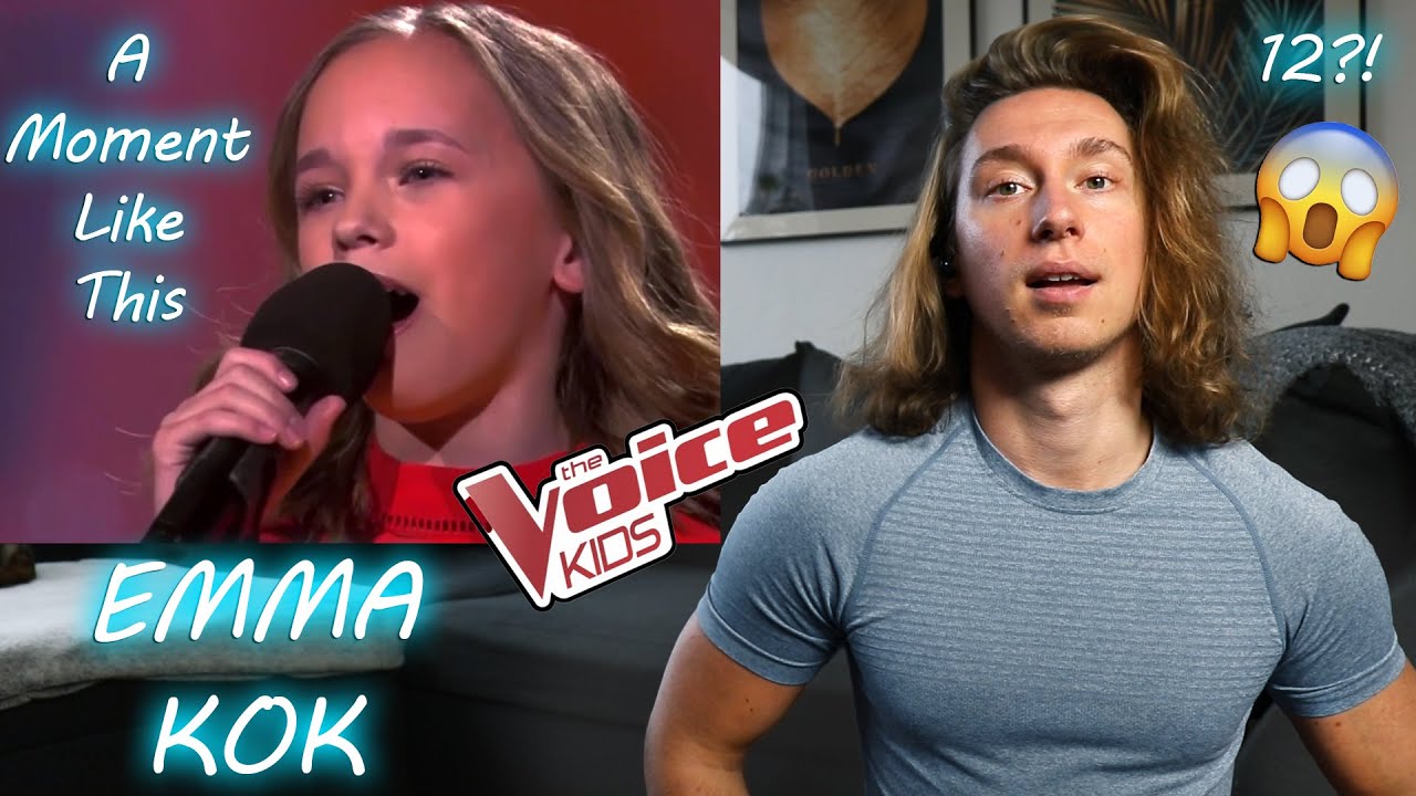 Emma Kok - A Moment Like This | The Voice Kids | Singer Reaction