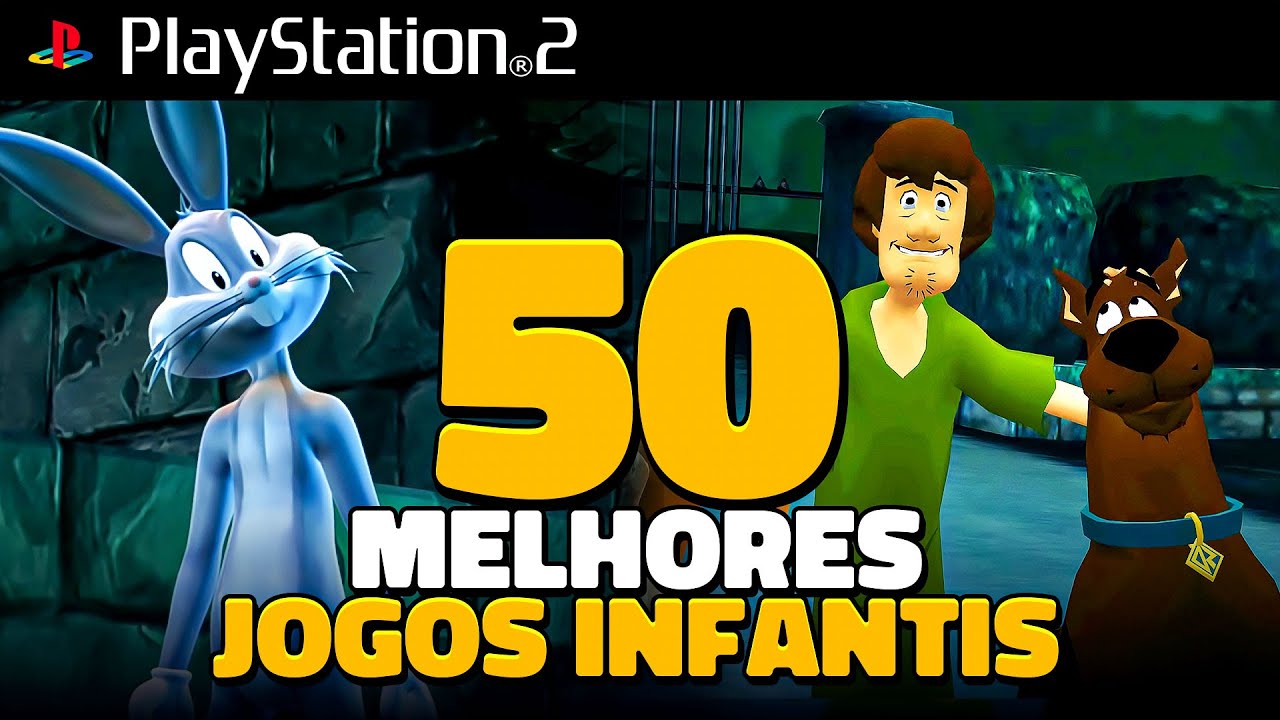 50 MELHORES JOGOS INFANTIS DO PS2! (Os melhores do PS2)