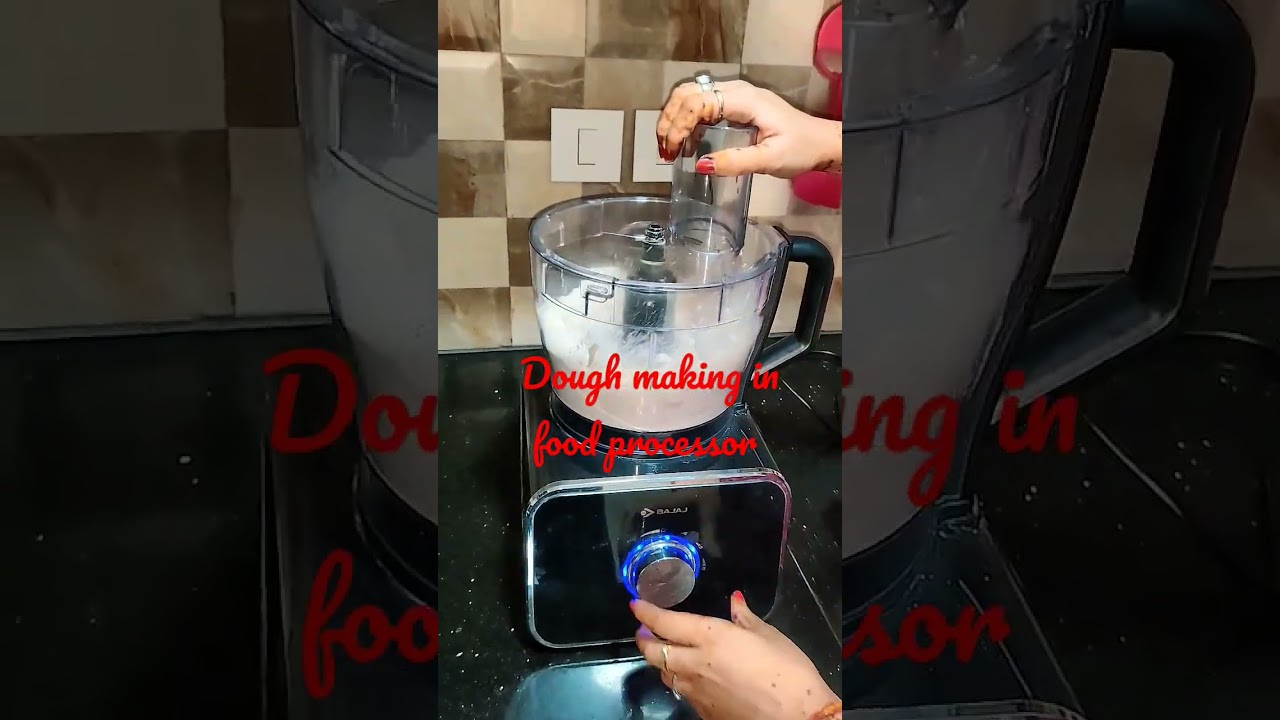 Dough making in food processor #dough #kneadingdough #aata #wheat #foodprocessor #bajaj #easylife