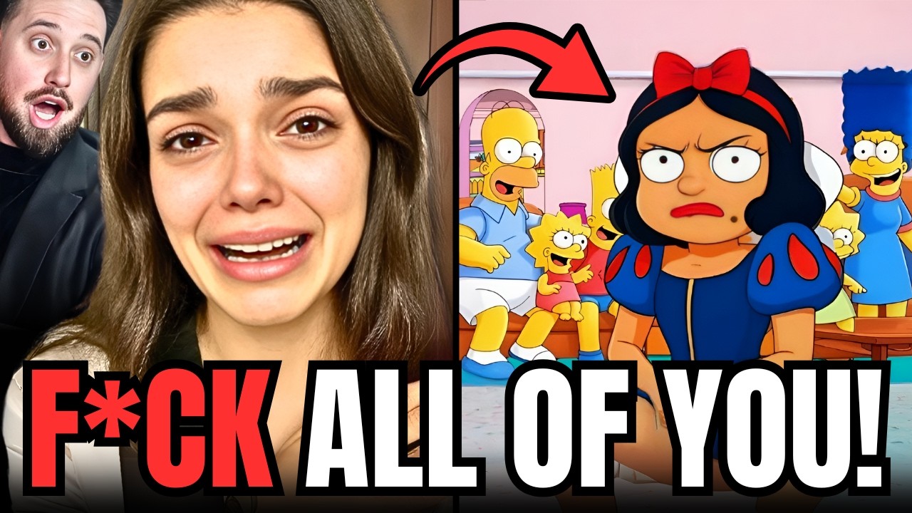 Rachel Zegler GOES OFF After The Simpsons MOCK Snow White