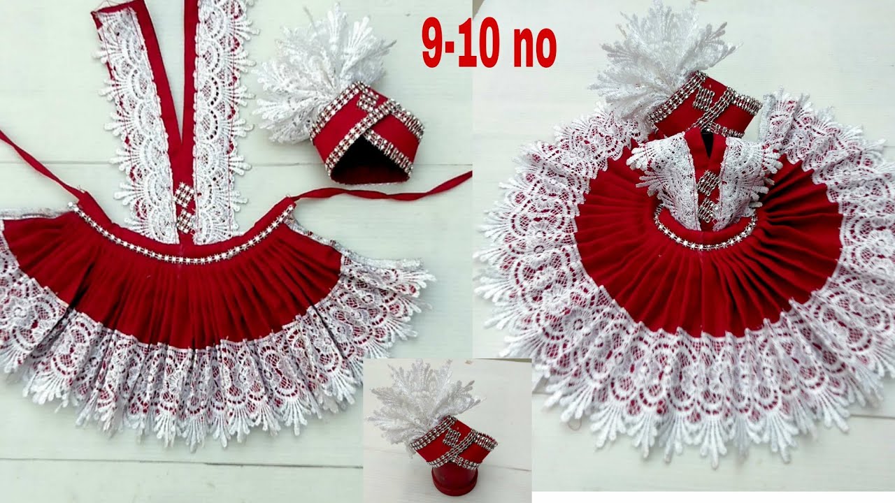 10 no laddu gopal ki dress /cotton dress for laddu gopal /new designs dress for kanhaji