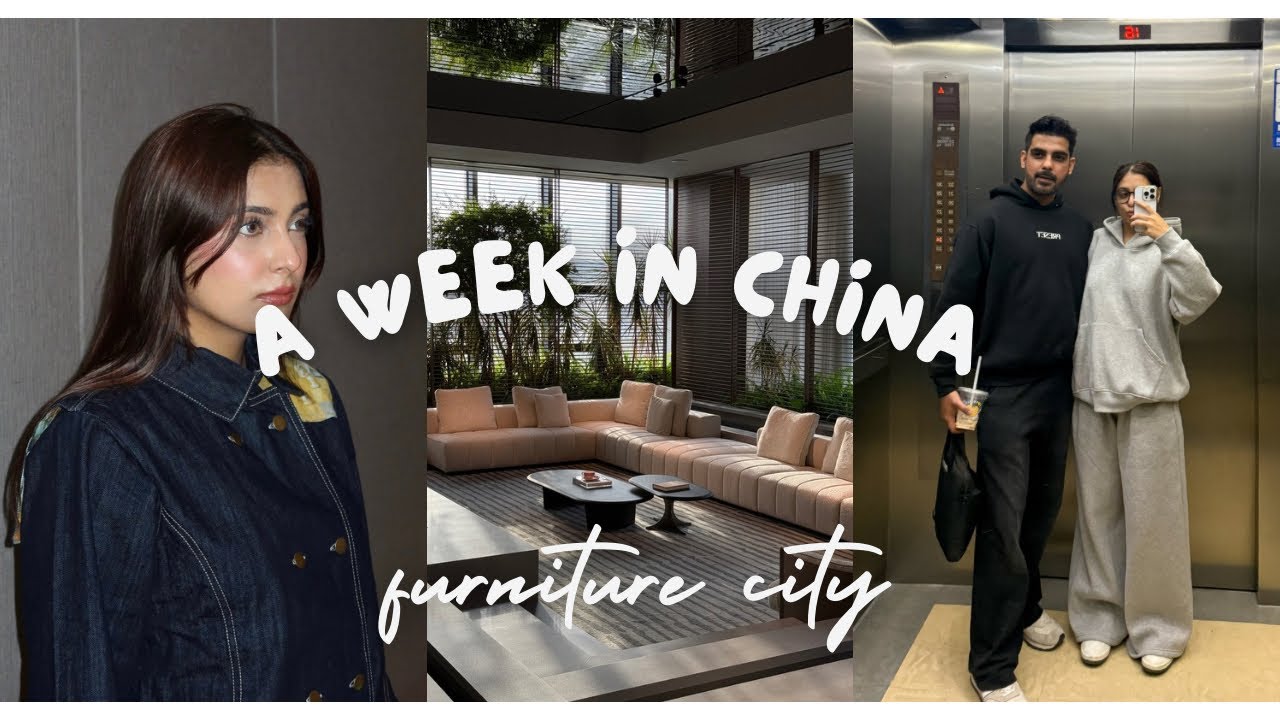 Furniture shopping from the biggest furniture market in China 🛋️