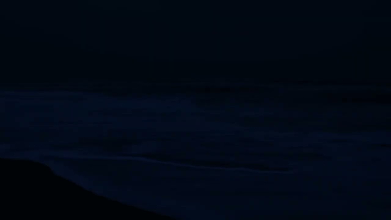 Ocean Waves for Mental Recovery   Night Ocean on Black Screen for Emotional Reset & Deep Rest