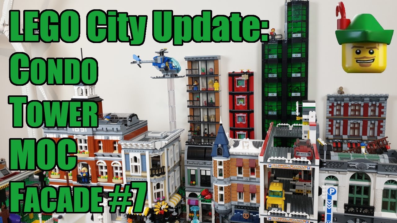 Обновление LEGO City — MOC многоквартирного дома — Фасад №7 🏙🏹