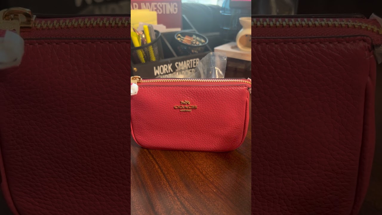 Coach Nolita 15 - Gold/Strawberry Haze, What fits & Bonus Chain Strap