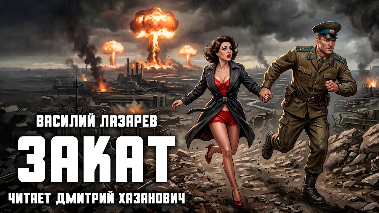 Василий Лазарев. ЗАКАТ. Аудиокнига полностью в жанре постапокалипсис.