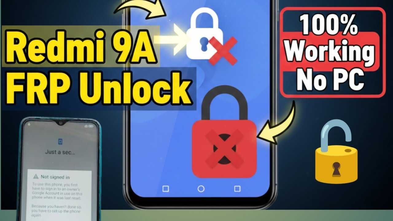 Redmi 9A FRP Lock Remove 2025 | Without PC | Easy Method | 100000% | working 