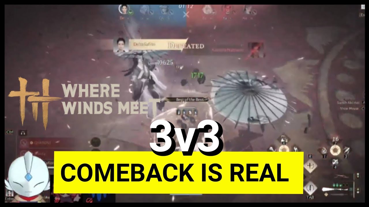 COMEBACK IS REAL !!!🤨| HEALER PVP 3V3 | Where Winds Meet