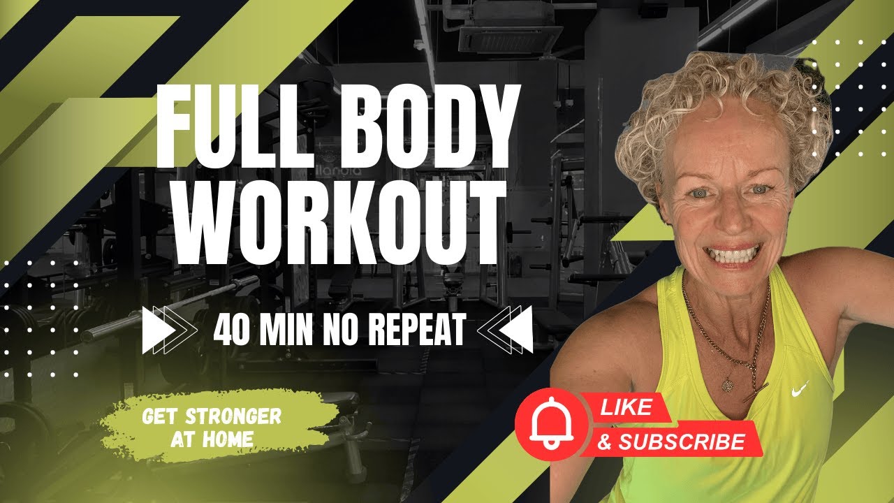 45 Min Full Body Dumbbell Workout for Strength & Fat Burn | No Repeat Circuit + Core Finisher
