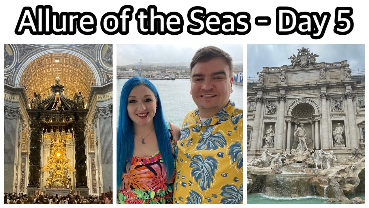 Allure of the Seas Day 5 | Rome | Caribbean Night | Royal Caribbean 2025
