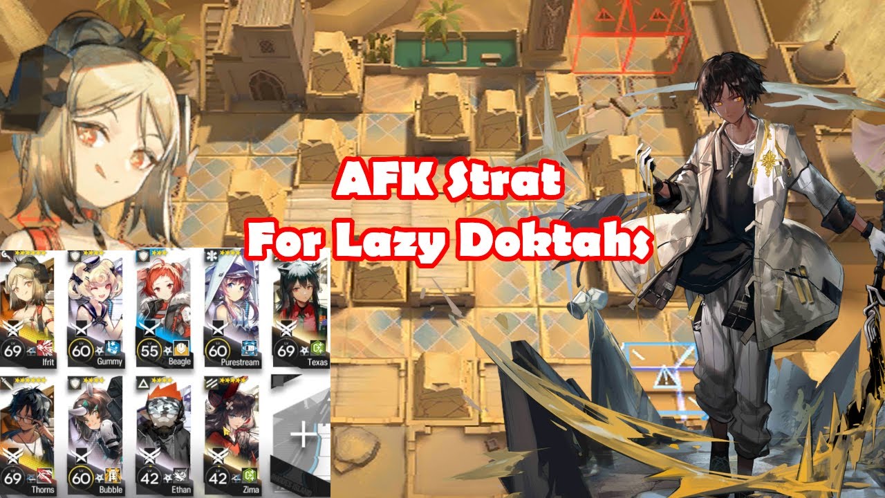[Arknights] Annihilation 9 - Long Spring Wastes No Brain AFK Strat for Lazy Doktahs