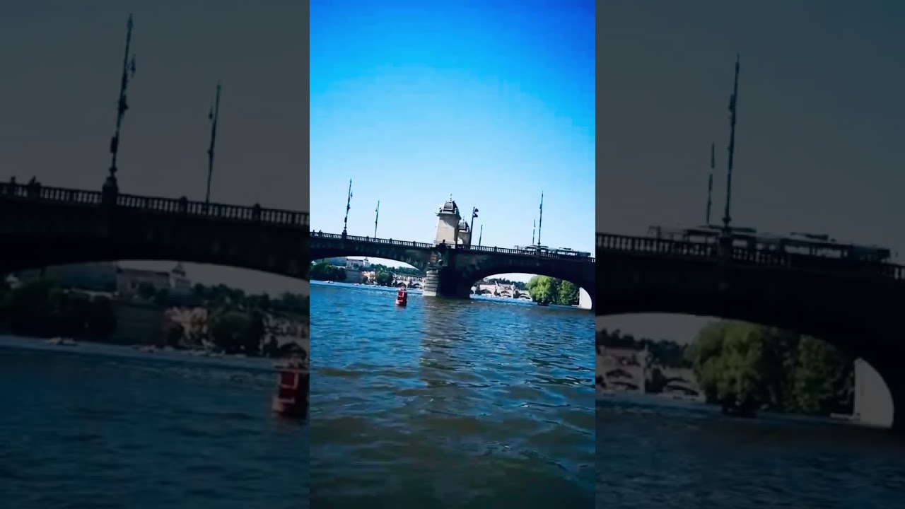✨Vltava River✨📍Prague, Czech Republic 🇨🇿 #river #vltavariver #view