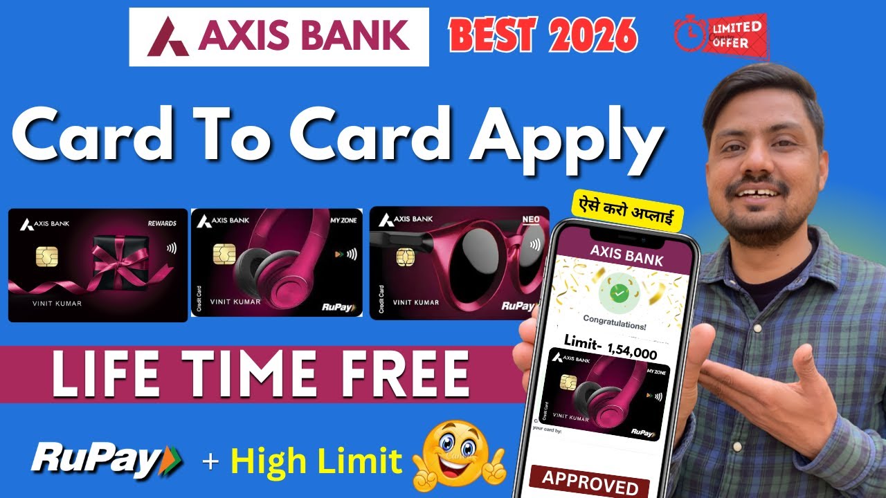 Axis Bank Credit Card apply New Trick | Axis Bank Card to Card Approved | Axis bank credit card