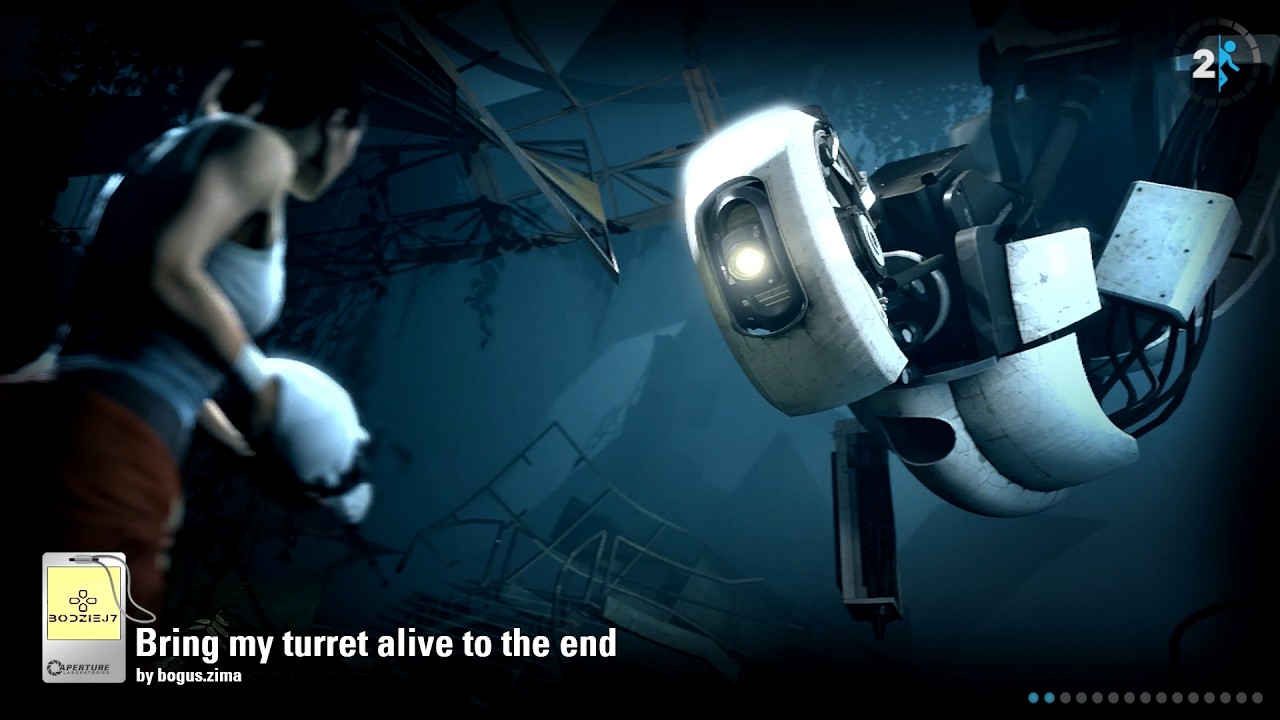 Bring my turret alive to the end by bogus.zima [Portal 2 - Community Chamber]