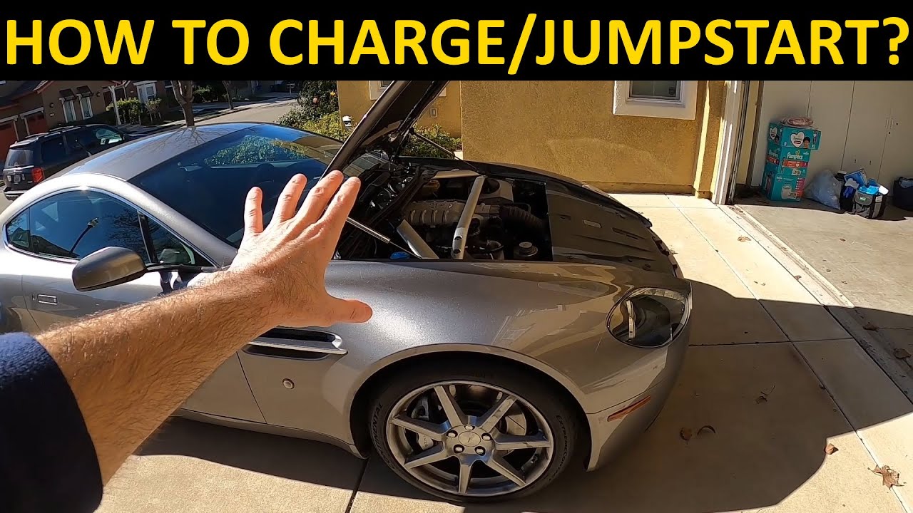 Как запустить (или зарядить) аккумулятор Aston Martin