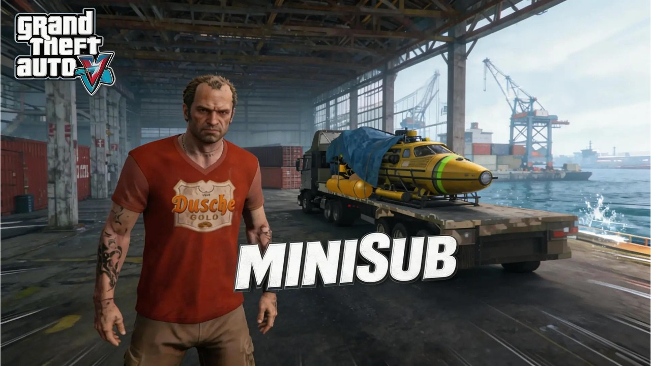 GTA V - Мини-подводная лодка Тревора - Миссия выполнена * | Часть 23!!