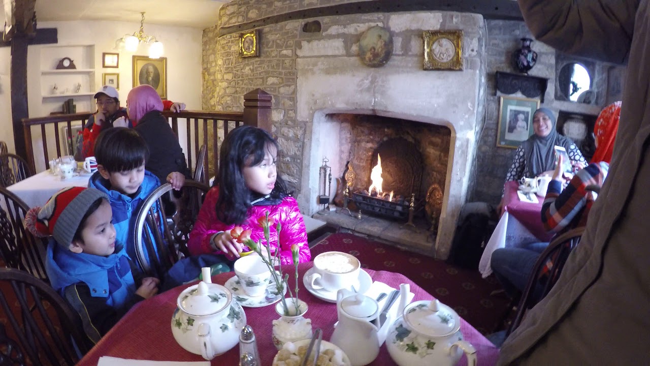 Having tea at The Bridge Tea Rooms at Bradford-On-Avon Part 2