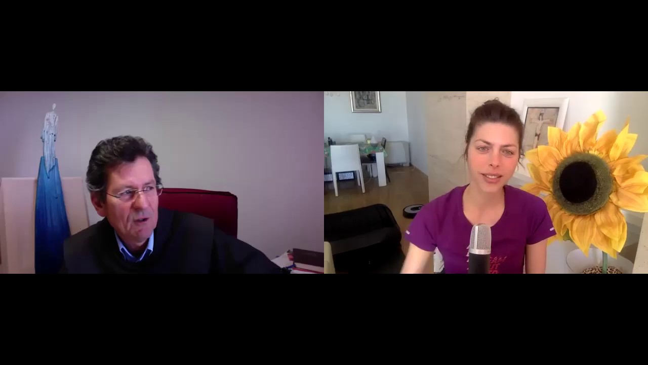 Fra Ante Vučković i Blanka Vlašić, 17. 4. 2020., Doručak na Tiberijadskoj obali
