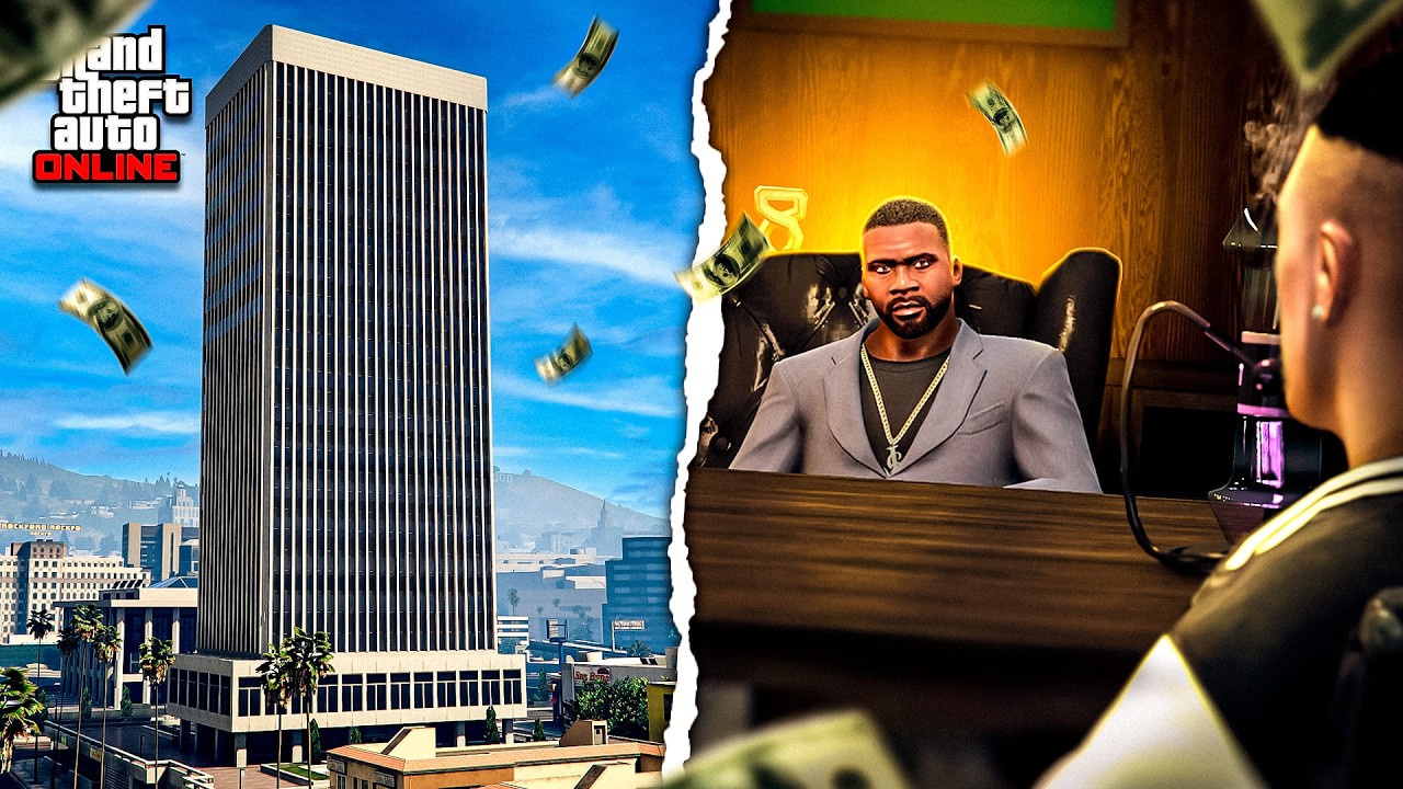 COMPREI A AGÊNCIA E FIQUEI MILIONÁRIO NO GTA 5 ONLINE
