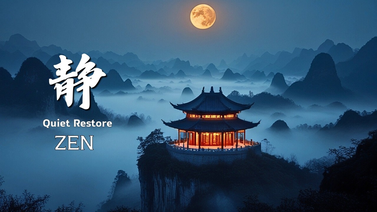 Gentle Refuge – 柔栖 – 1 Hour Chinese Zen Meditation | Guqin & Erhu (Sleep, Relaxing, Healing)