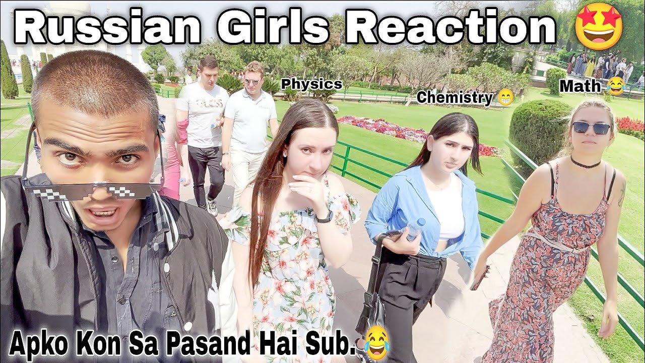 Taj Mahal Prr Russian Nhi American Girls Reaction 🤩 | Taj Mahal Prr Etni Girls 😜 | Tiger Kirar Vlogs