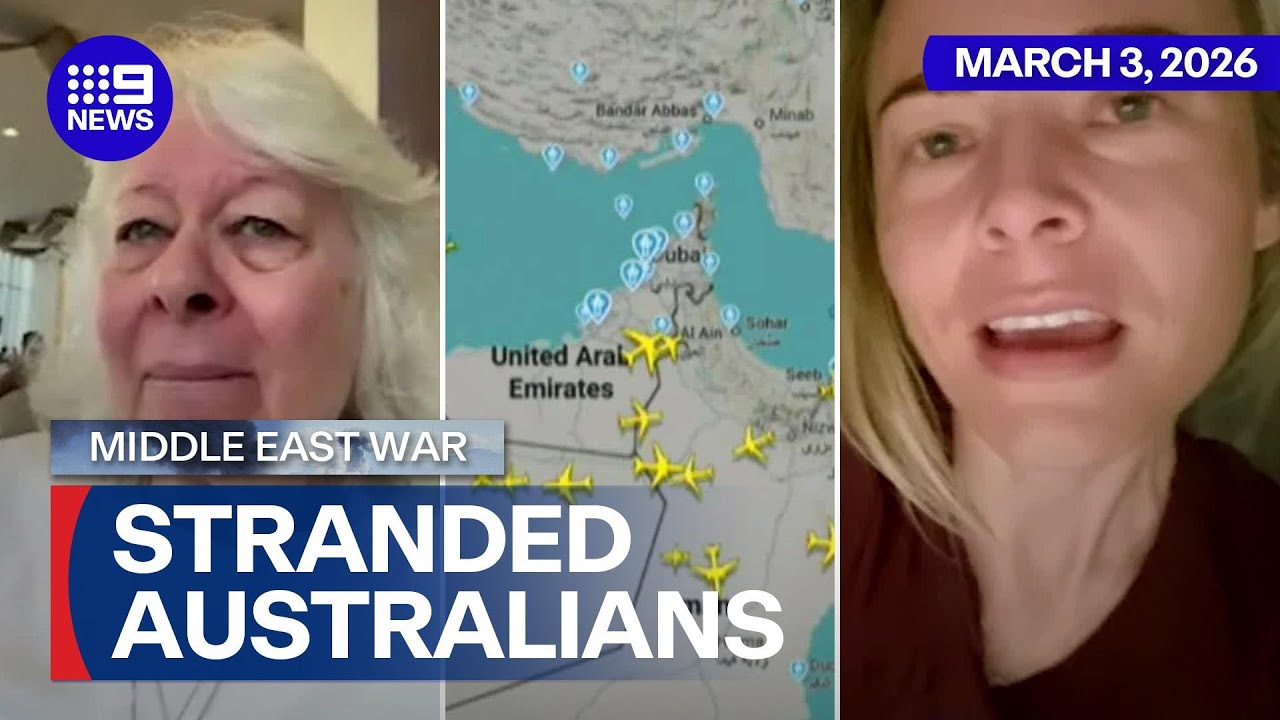 Number of Australians stranded in the Middle East grows amid conflict | 9 News Australia