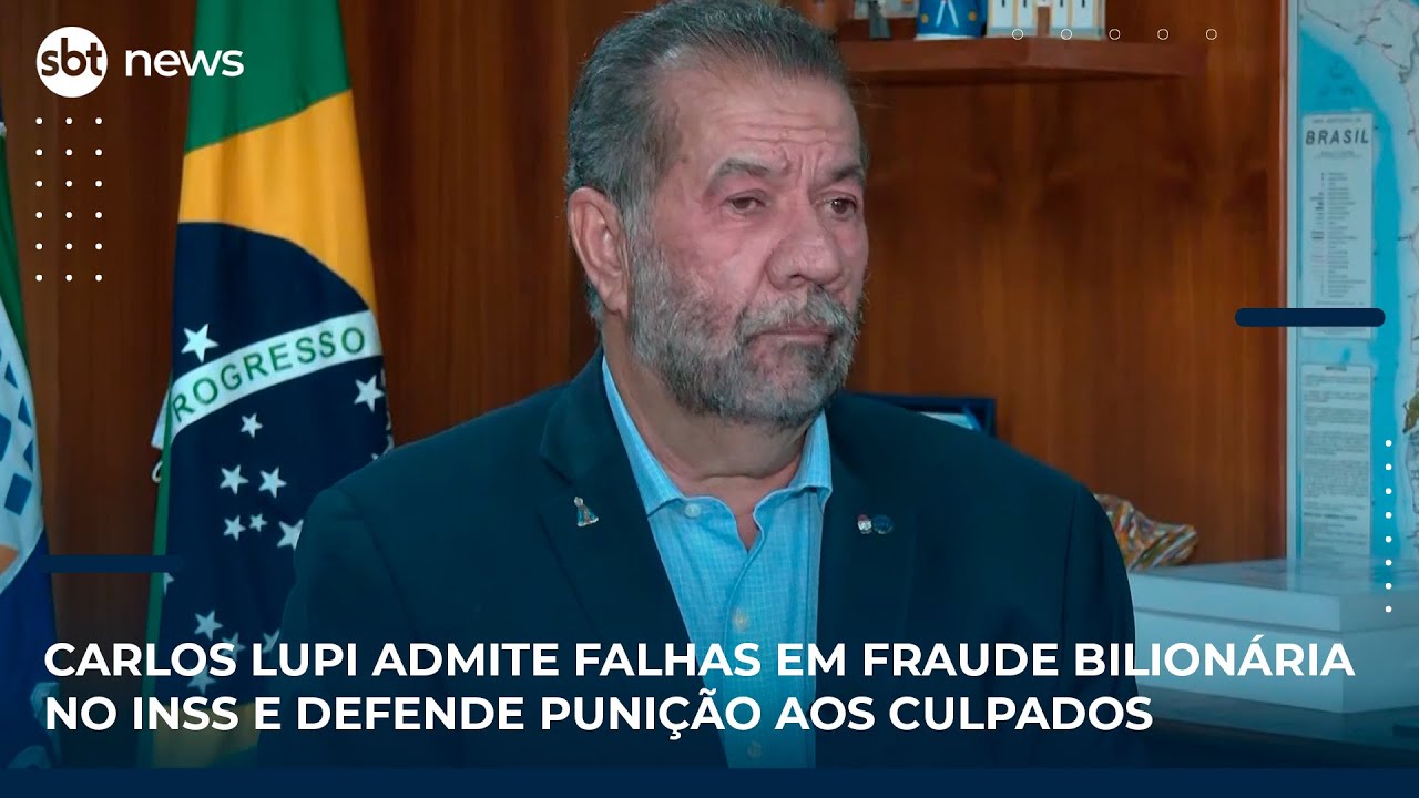 Entrevista: Carlos Lupi diz que não teme CPI, mas admite falhas em fraude bilionária no INSS