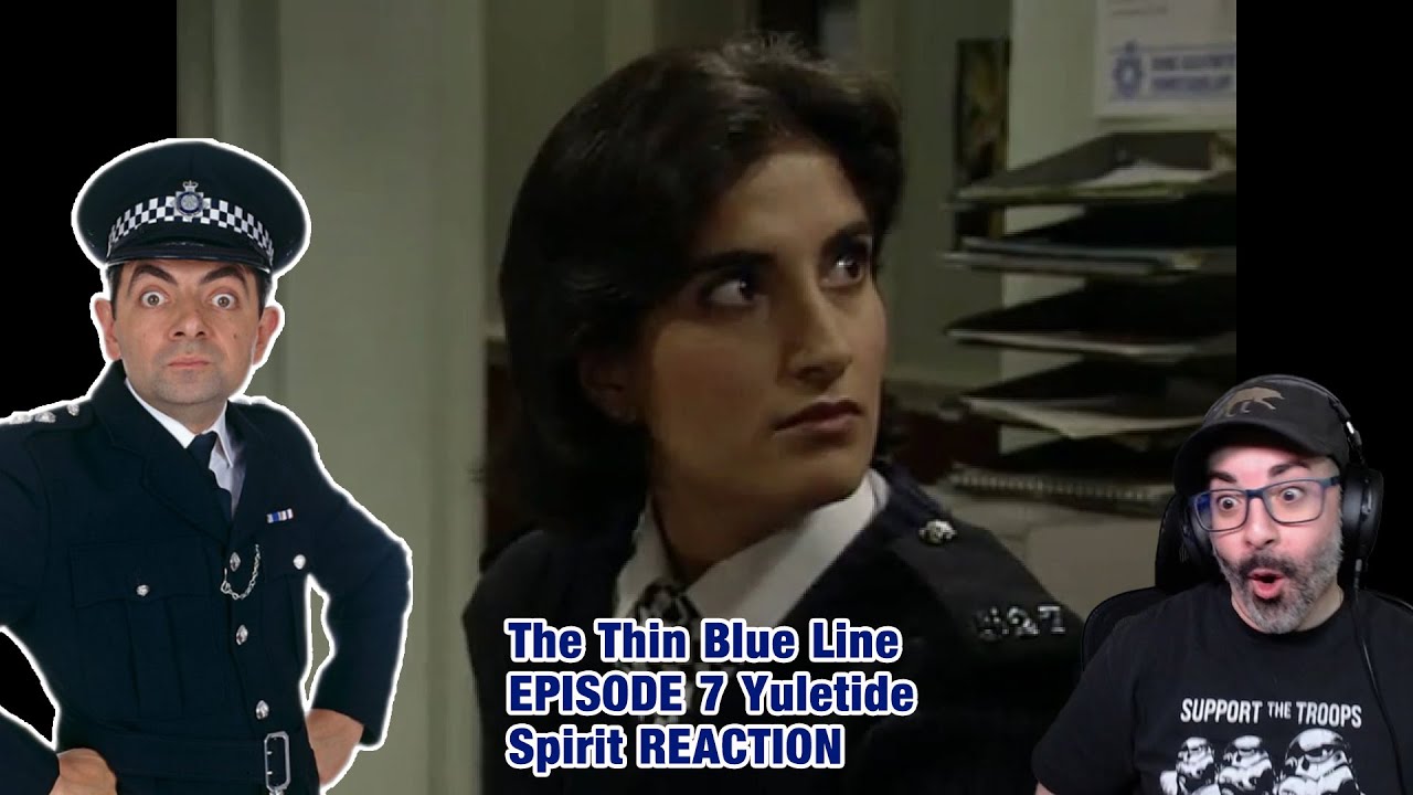 American Reacts to The Thin Blue Line Series 1 Episode 7 Yuletide Spirit