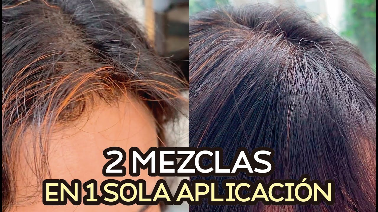 Henna e índigo. ¡Dos mezclas diferentes en una sola aplicación!