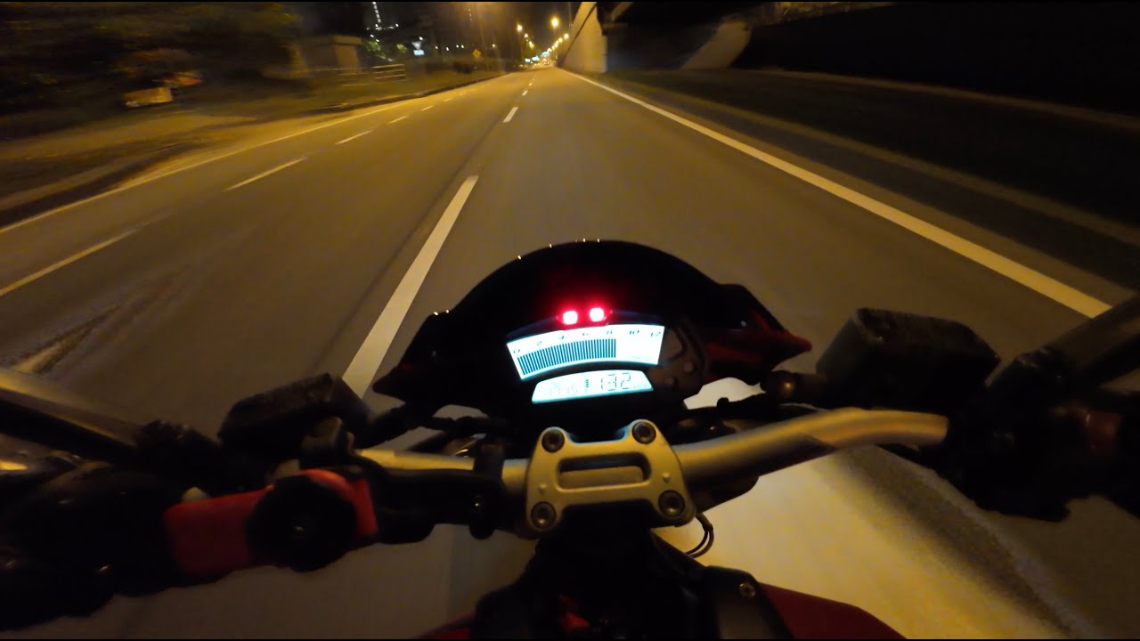 SPRINT HIGHWAY | Red Line Pick-up Speed Test | Ducati Monster 796 Termignoni [4K]