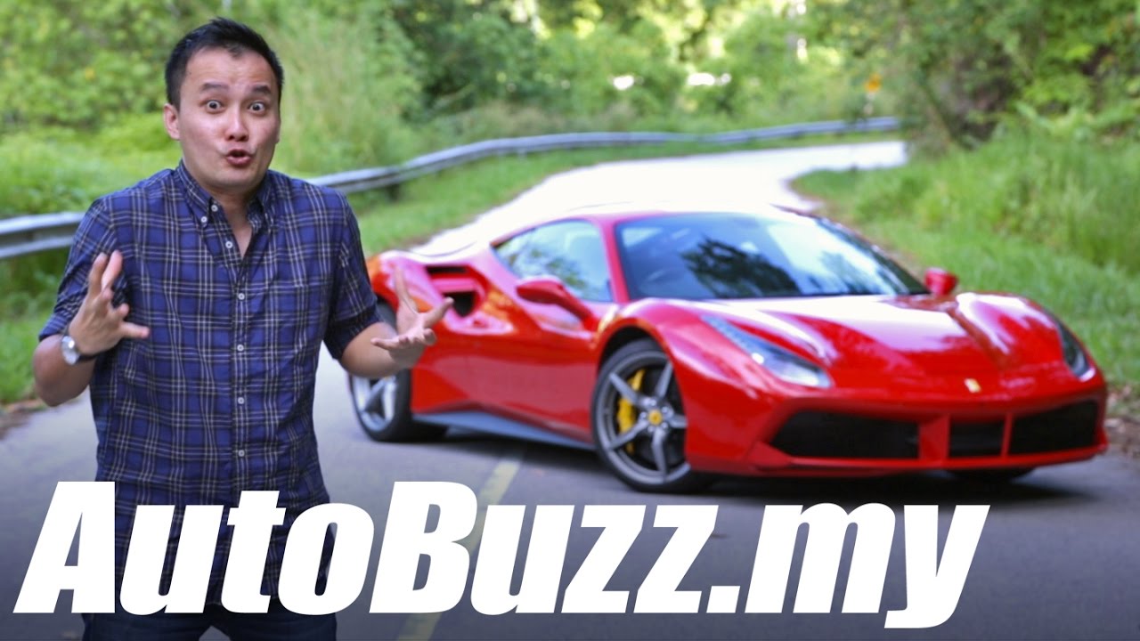 2016 Ferrari 488 GTB, 3.9L Twin Turbo V8 review - AutoBuzz.my