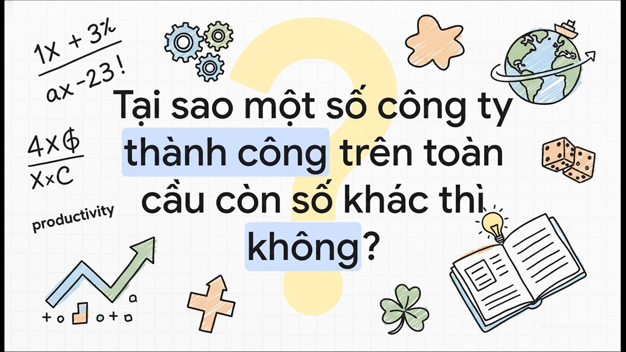 Quản trị, Năng suất & Thương mại - Vì sao Doanh nghiệp quản trị tốt Lại thành công?