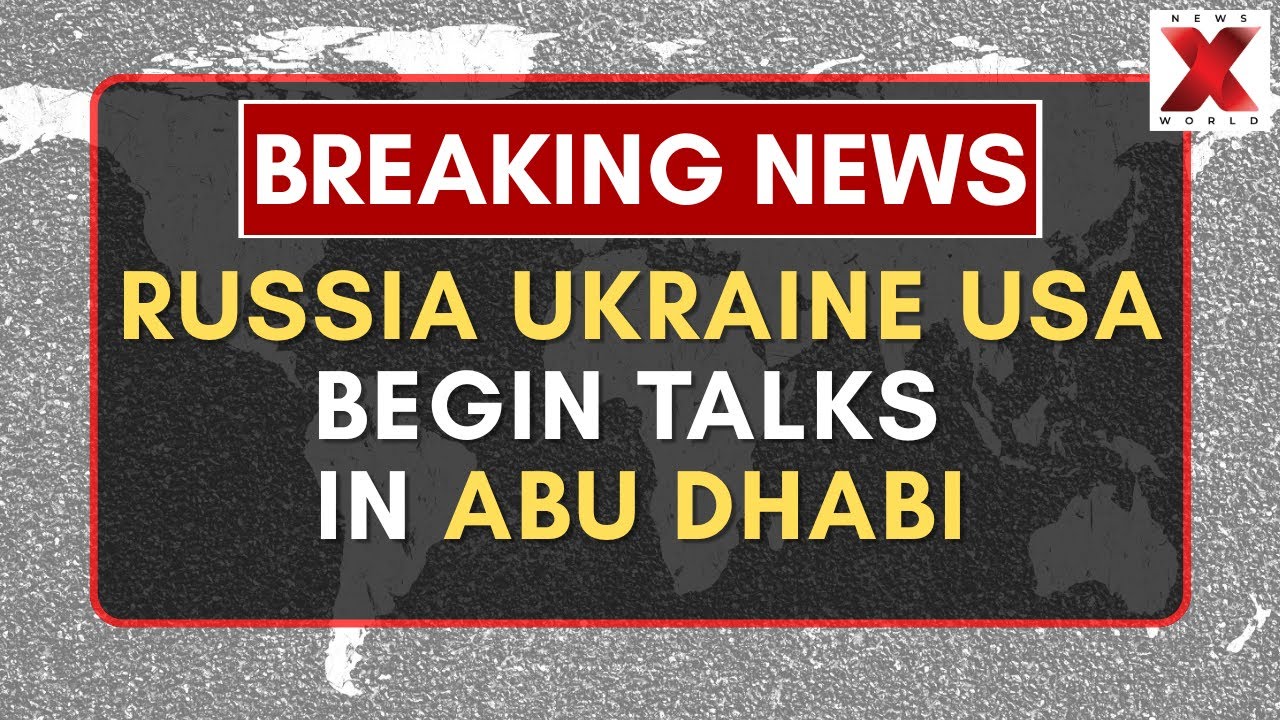High-Level Diplomatic Talks Start Between Russia Ukraine and US | NewsX World